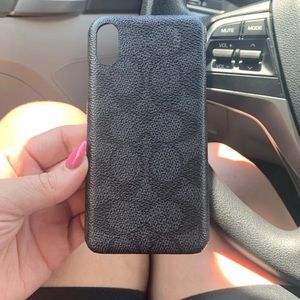 Authentic coach iPhone XS phone case